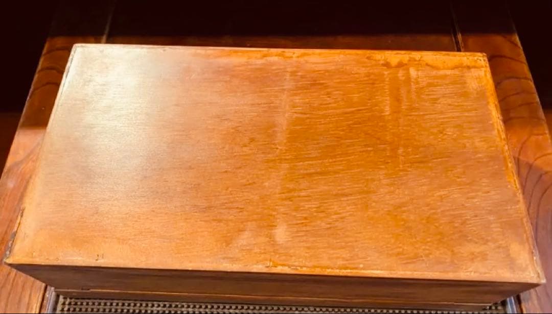 美品　アンティーク　木製ガラスケース　中国・台湾茶器　ヴィンテージ　レア