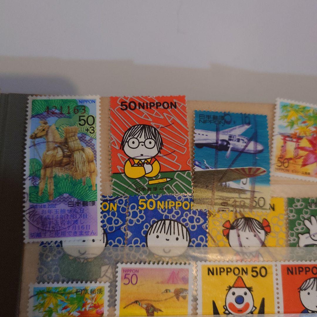 日本 使用済み切手 コレクション 55枚まとめ売り　ページ3