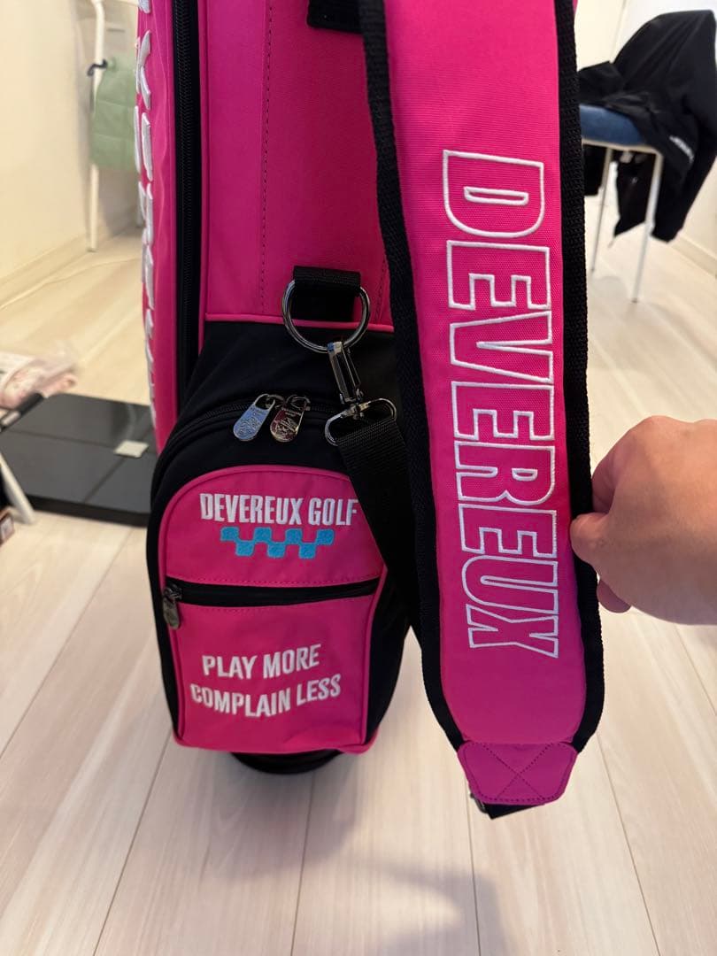 【tomo32】DVRX ピンク スタンドゴルフバッグ