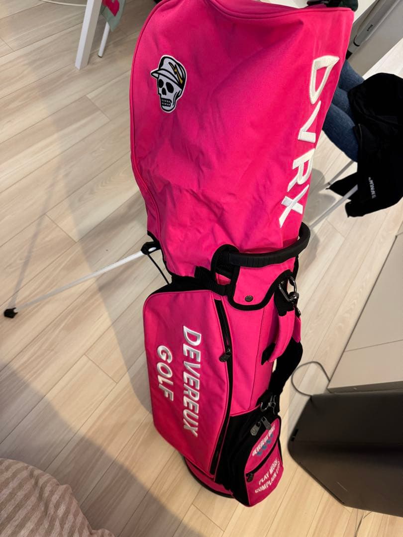 【tomo32】DVRX ピンク スタンドゴルフバッグ