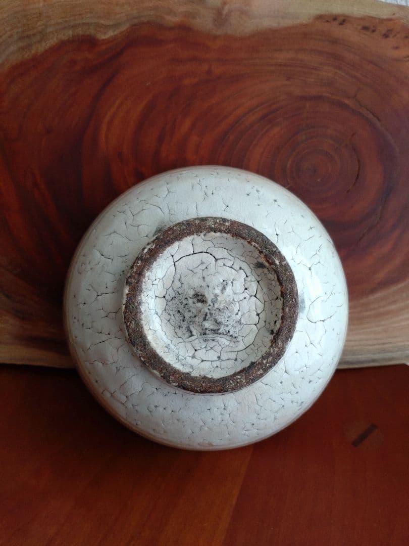 【最上級】中里重利　唐津粉引茶盌　三好茶碗