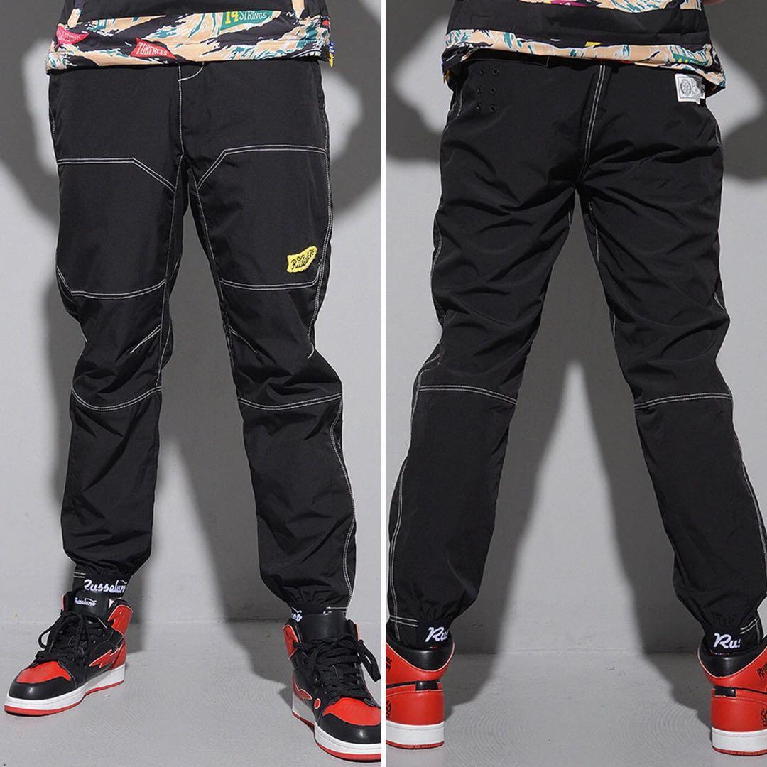 新品 ラッセルノ ゴルフ ウィンド ストップ ロング パンツ ブラック XL 6