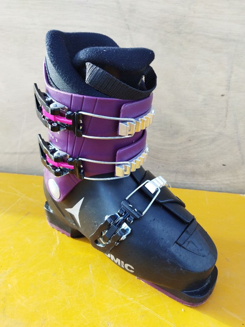 Atomic　アトミック　子ども用　スキーブーツ 紫/黒 21 21.5cm