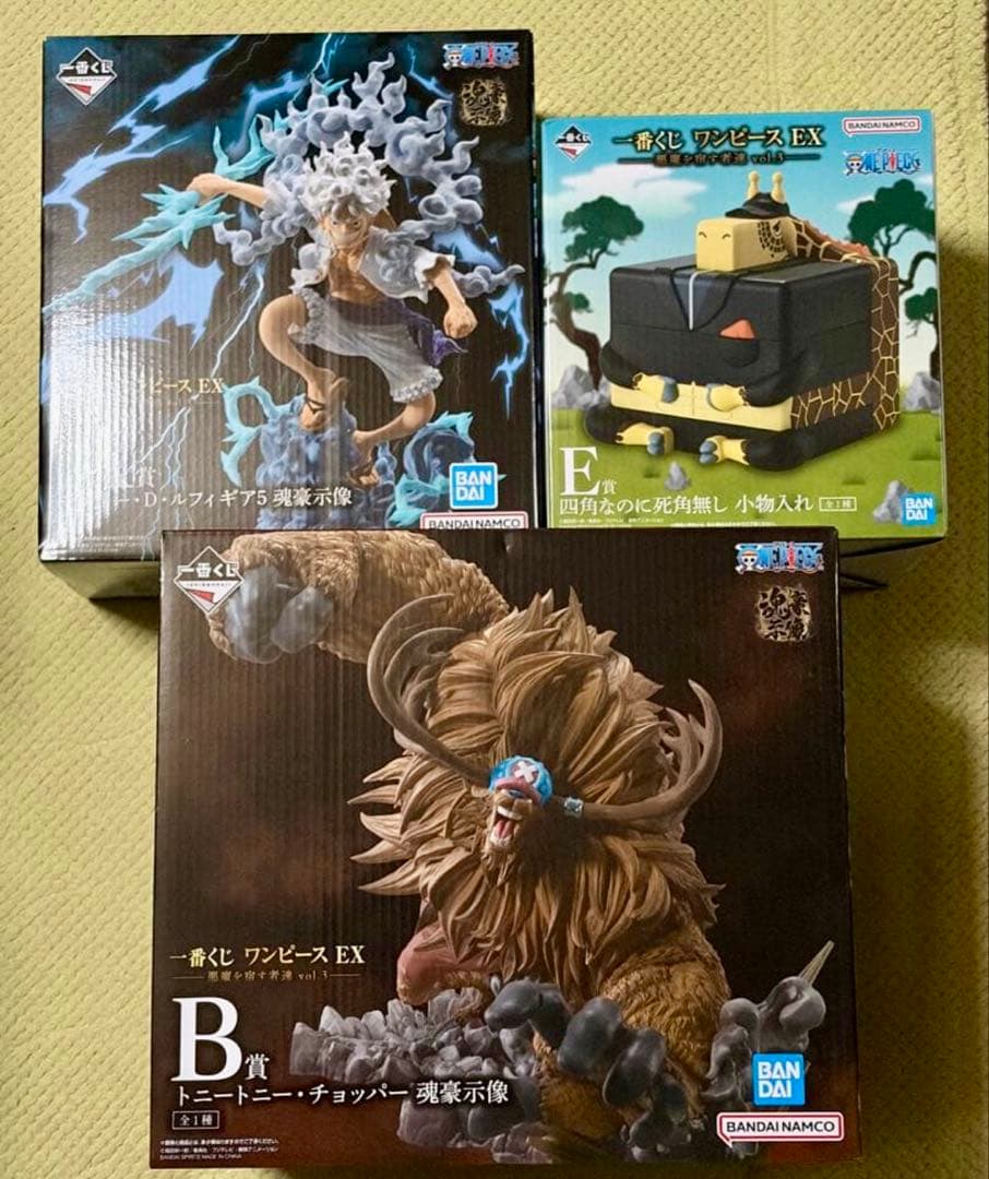 一番くじ ワンピース EX 悪魔を宿す者達 vol.3 A,B,E賞セット