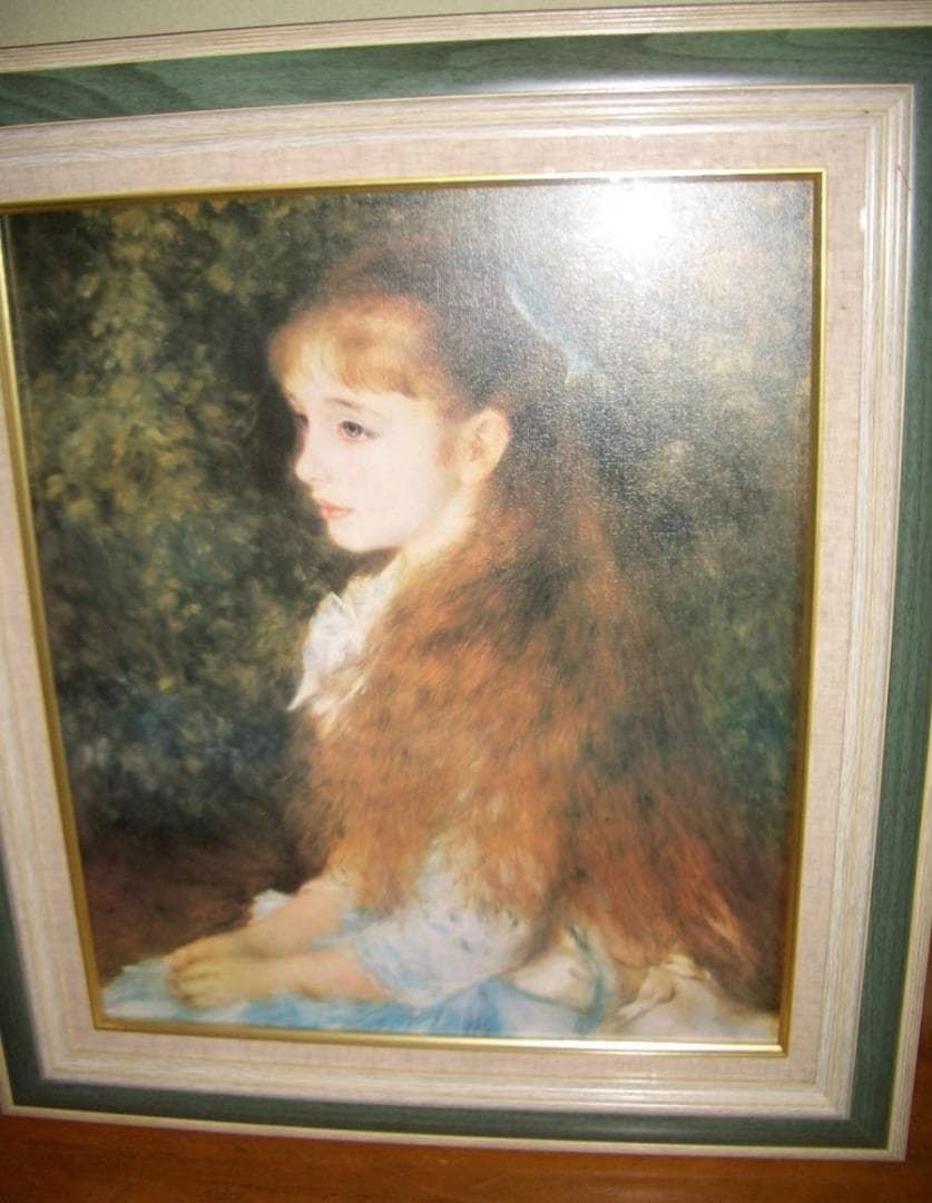 『イレーヌ・カーン・ダンヴェール嬢』～可愛いイレーヌ 　ルノワール　複製画