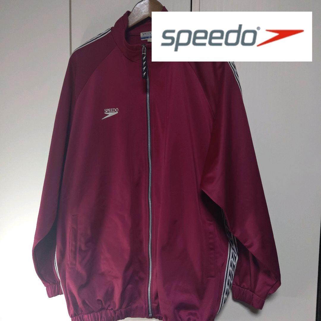 【閲覧数137】【上O下L】SPEEDO ワインレッド ジャージ