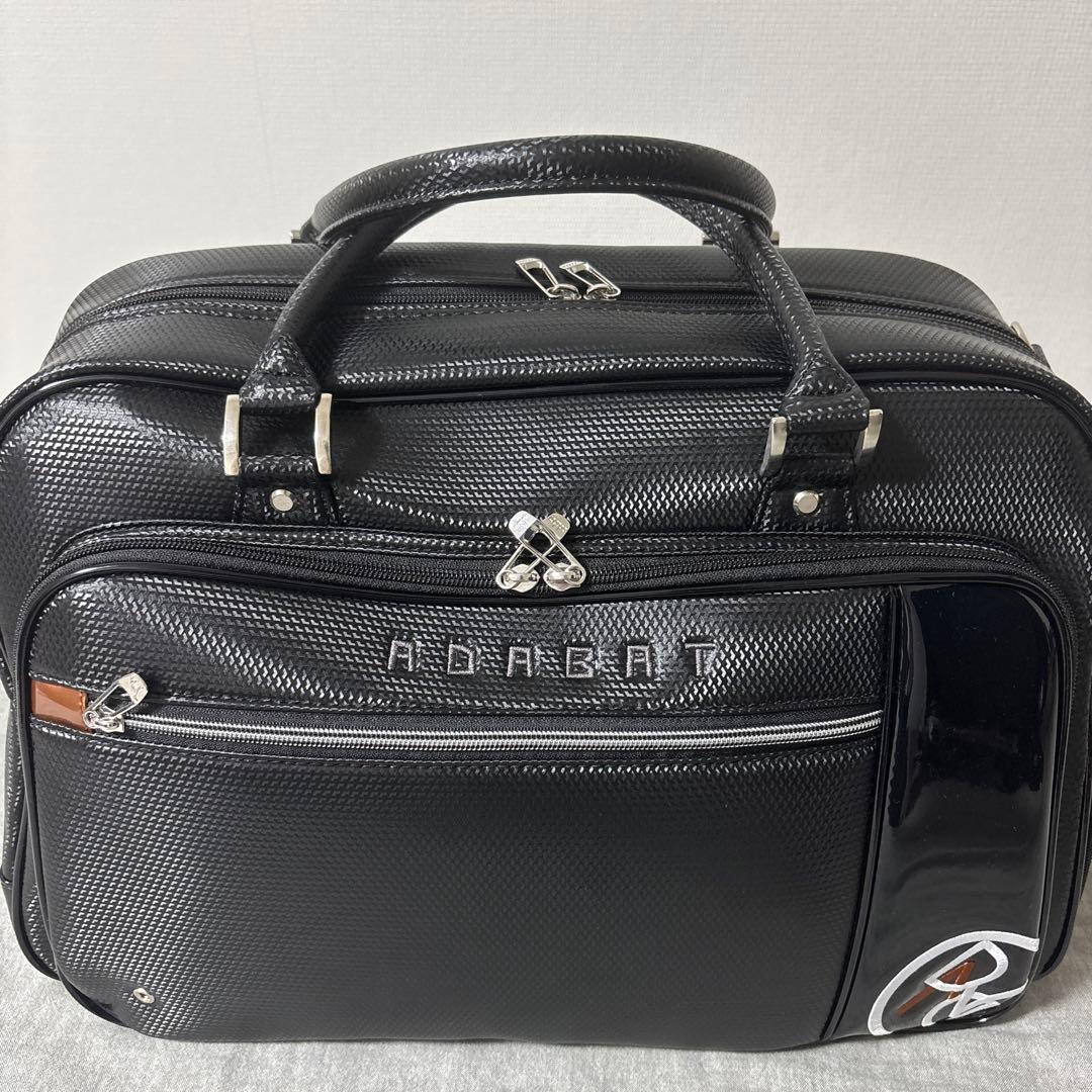 ADABAT ブラック ボストンバッグ