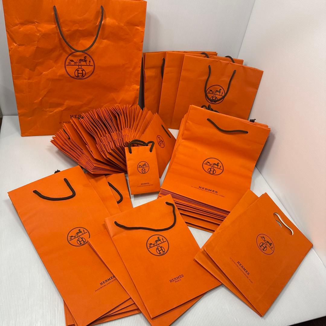 HERMES エルメス ショッパー 合計58枚 大量 まとめ売り