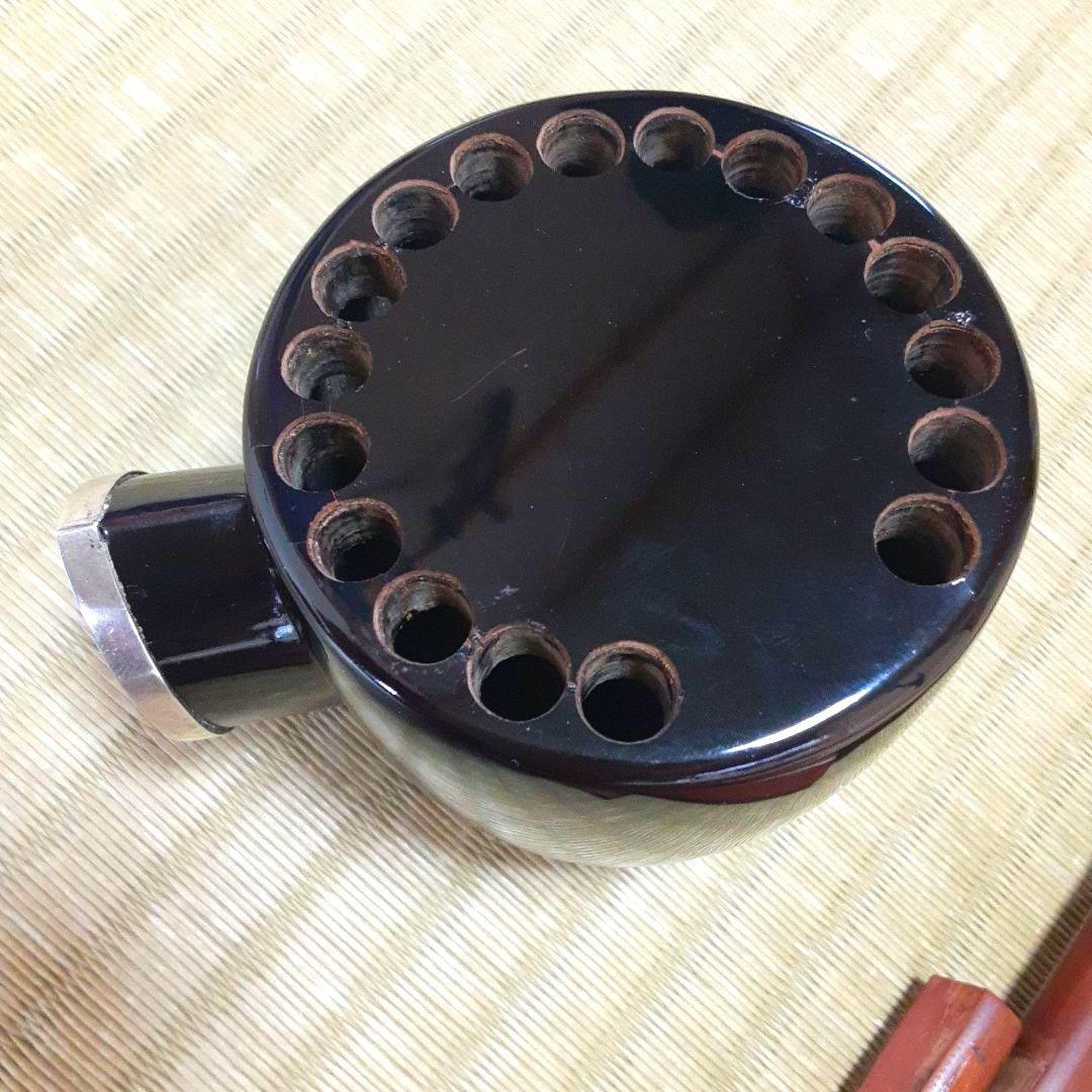 雅楽　笙　本煤竹　乱節