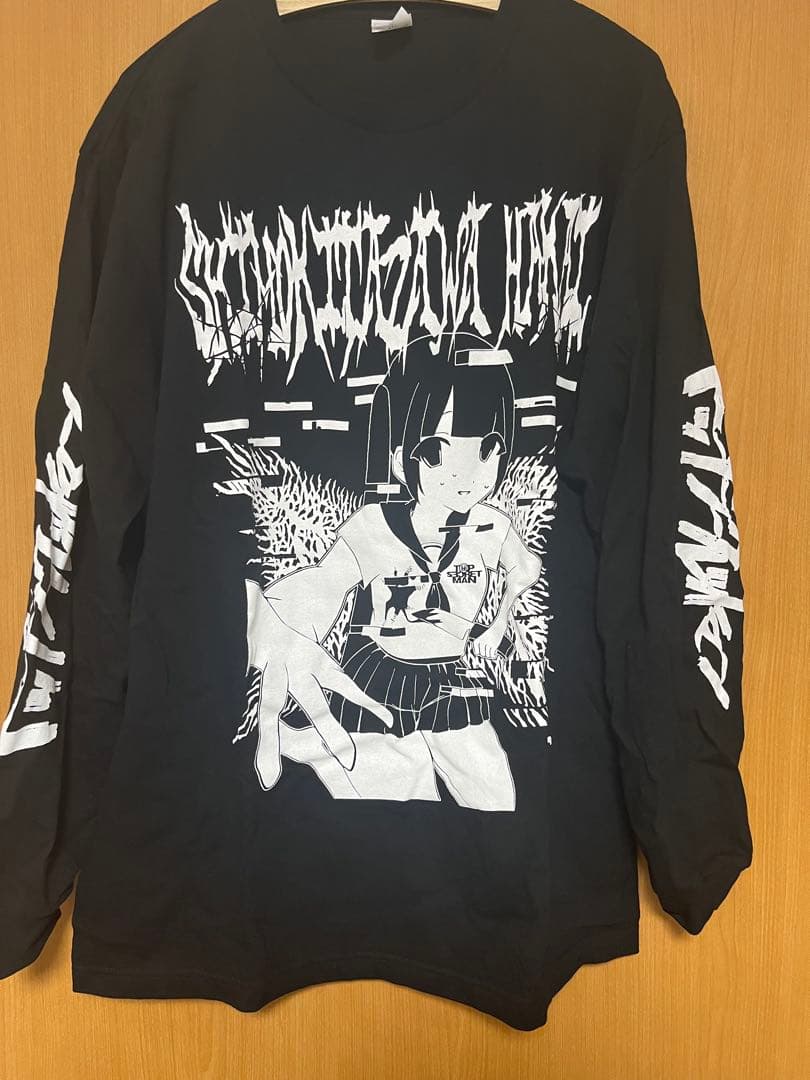 トップシークレットマン　下北沢破壊Tシャツ　XL