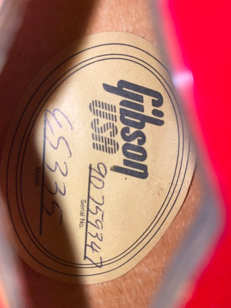 Gibson es335 ハードケース付き