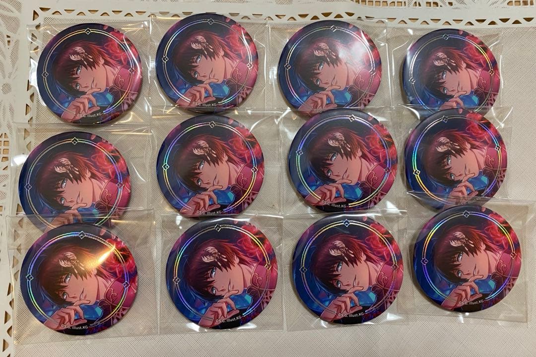 うたプリ セシル シャニライ 缶バッジ ジュエリー缶