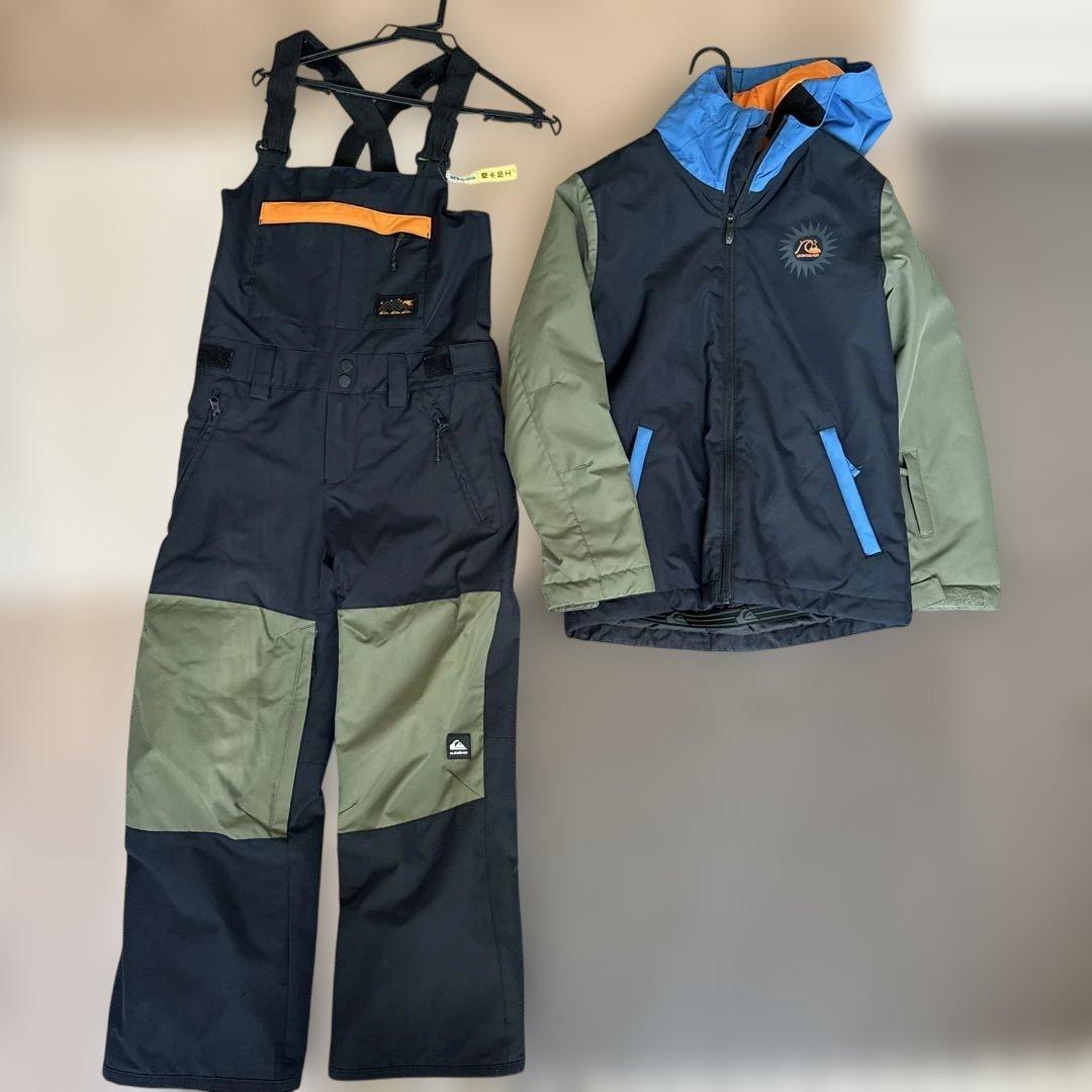 キッズ スノーボード スキーウェア クイックシルバー 150 美品