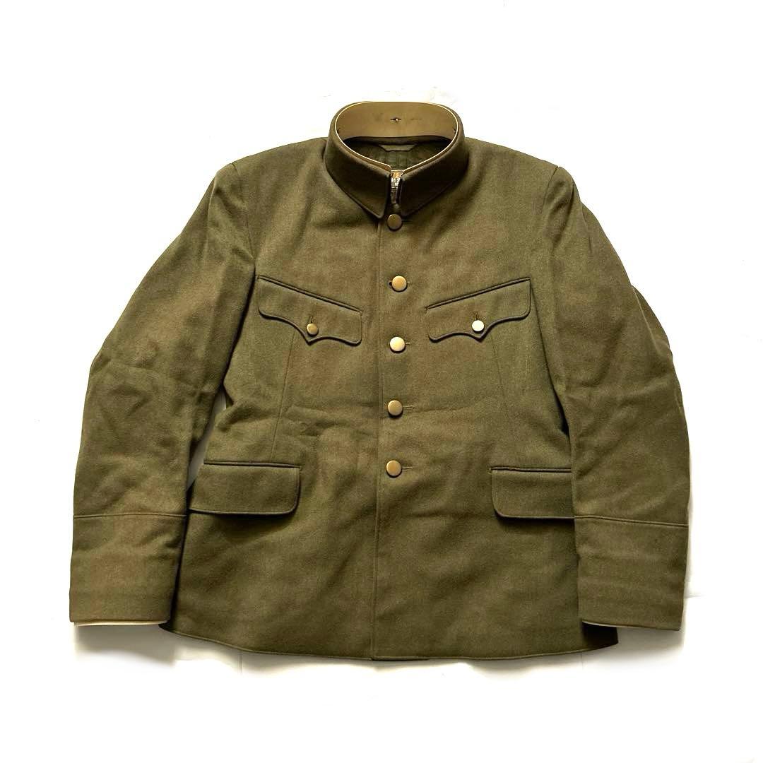 日本軍 京都 偕行社保部 昭和軍服部 冬用 カーキオリーブグリーン