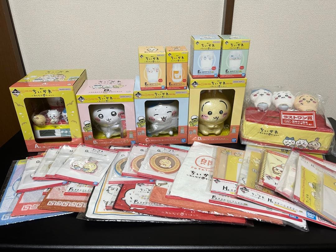 ちいかわ 郎ラーメン 一番くじ コンプリートセット