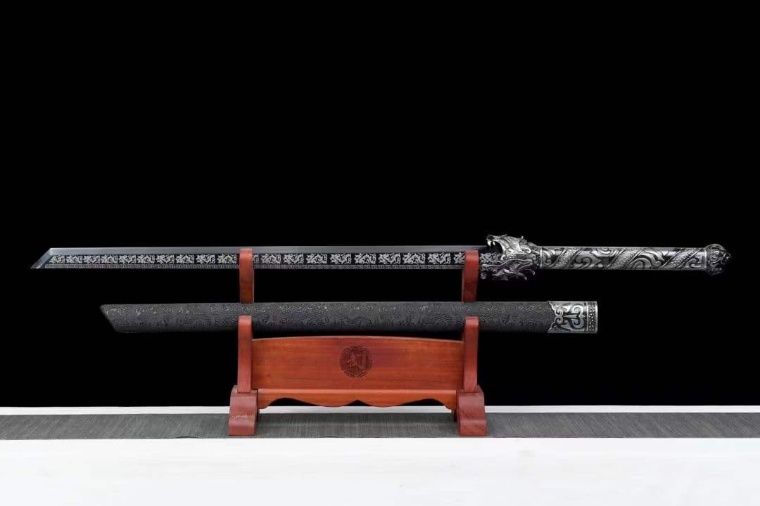 『蒼龍唐横刀』古兵器 武具　刀装具　日本刀　模造刀 居合刀 長尺