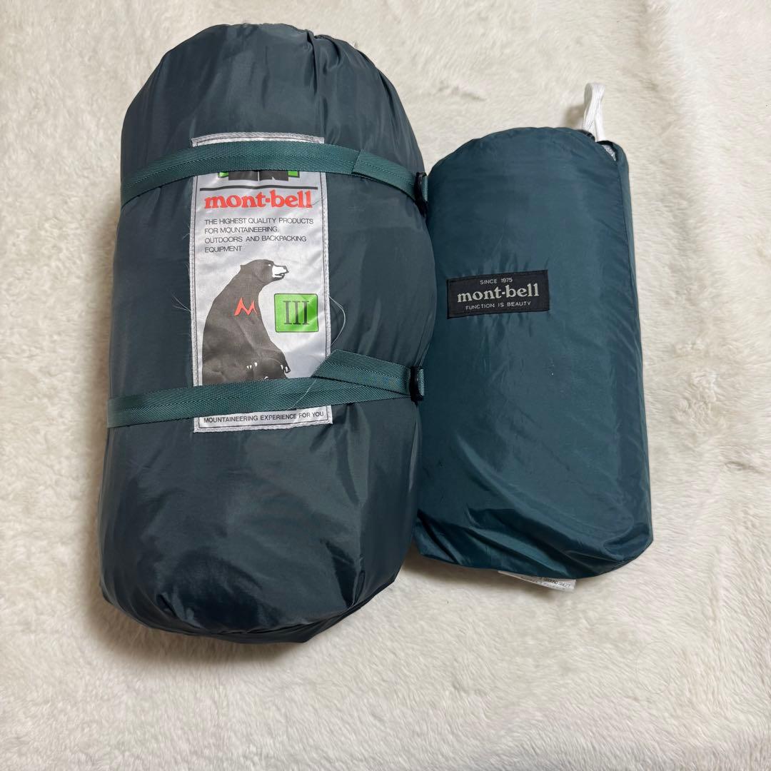 美品モンベル　ムーンライトテント 3型アイボリー純正グランドシート付ゆるキャン△