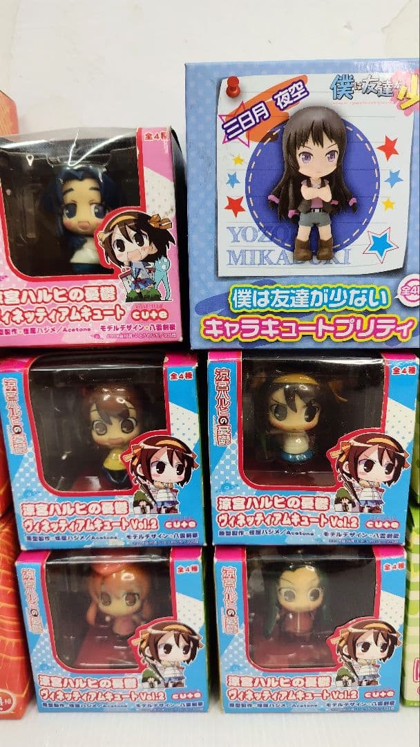 アニメミニディスプレイフィギュアセット 19体