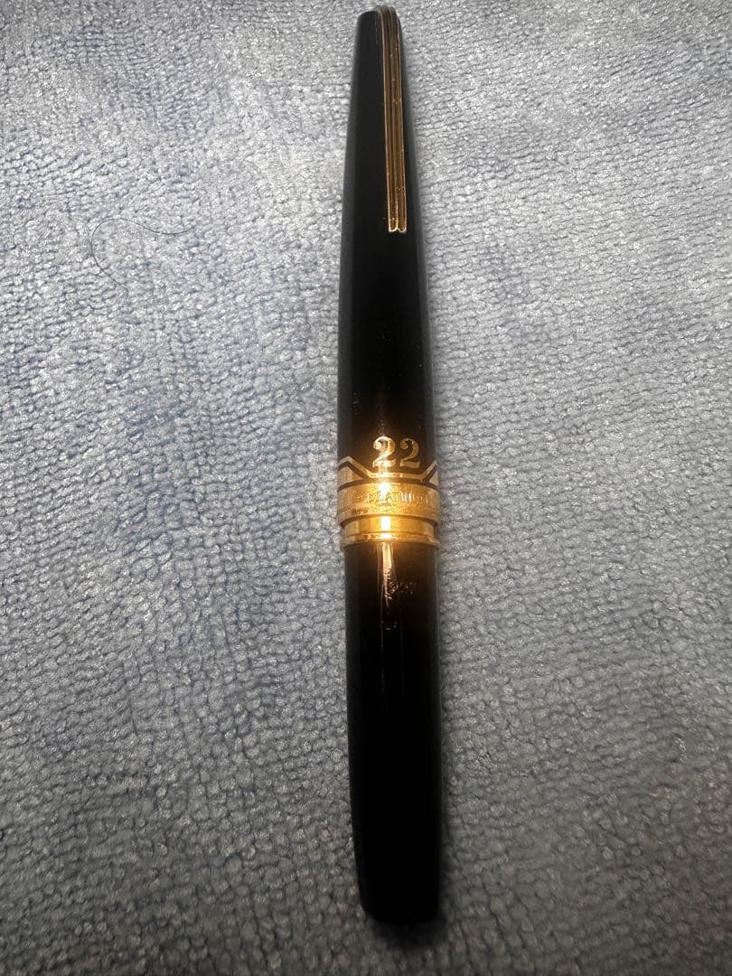 Platinum プラチナ 万年筆 22K 金ペン先 日本製 現状品