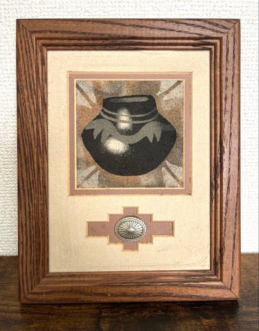 ネイティブアメリカン ナバホ族 サンドアート 砂絵