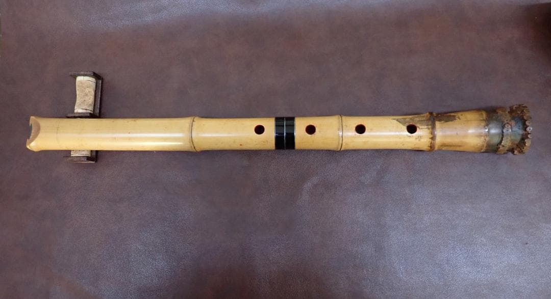 尺八 深水銘 都山流 一尺八寸 長さ約54.5センチ 重さ約484グラム