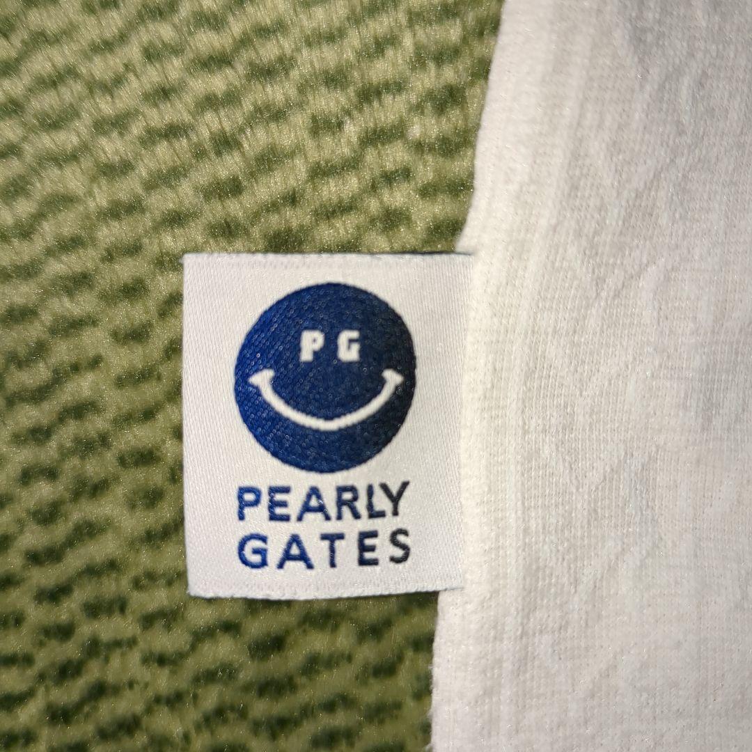 【極美品】パーリーゲイツ モックネック 半袖 シャツ ホワイト サイズ5 L相当