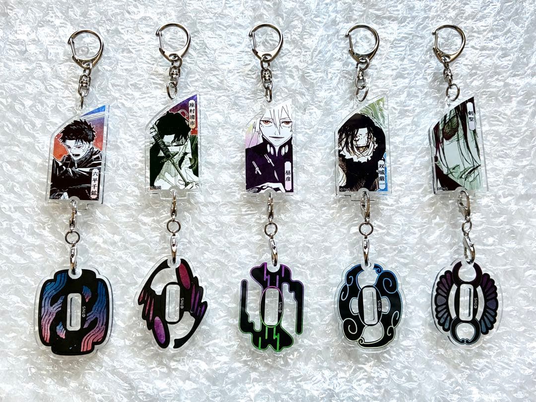 カグラバチ 妖刀アクキー＆アクリルスタンド 5種コンプリートセット