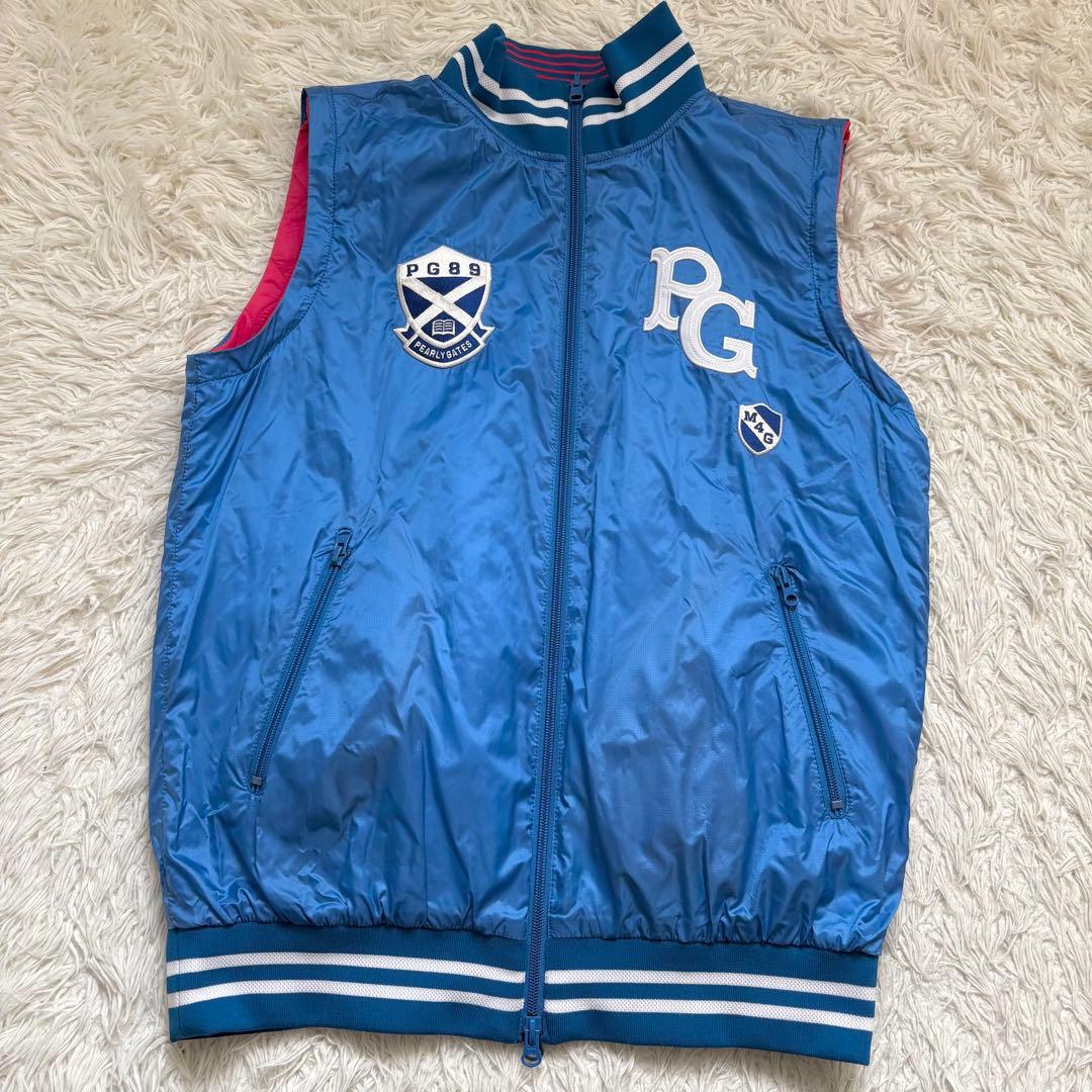 極美品　パーリーゲイツ　4way リバーシブル　スニード　ブルゾン　レディース