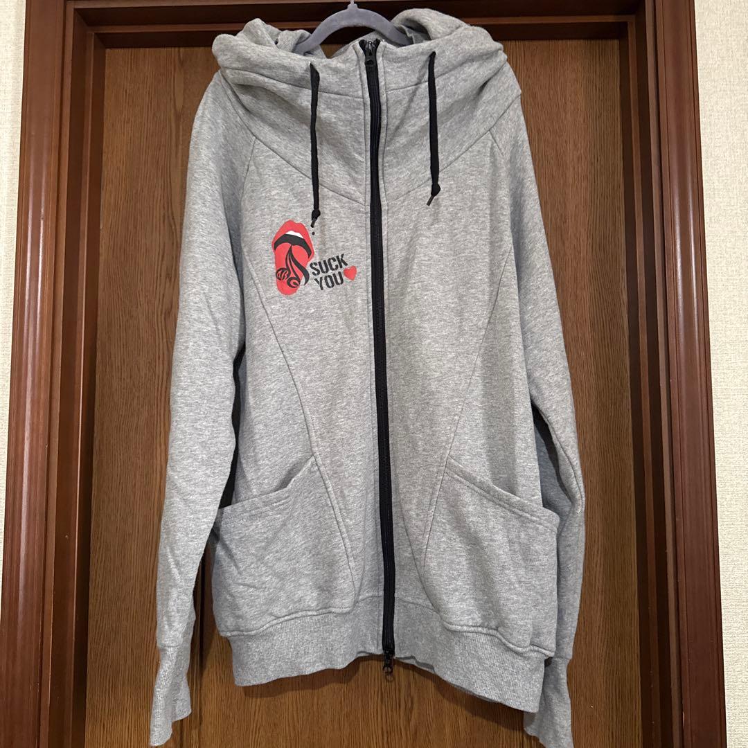 み*。様 Acid Black Cherry フーディ グレー TEAM ABC