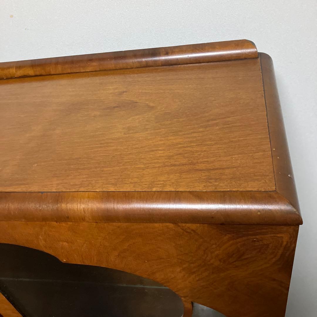 アンティーク　ビンテージ　英国　ショーケース　キャビネット 飾り棚　京都レトロ