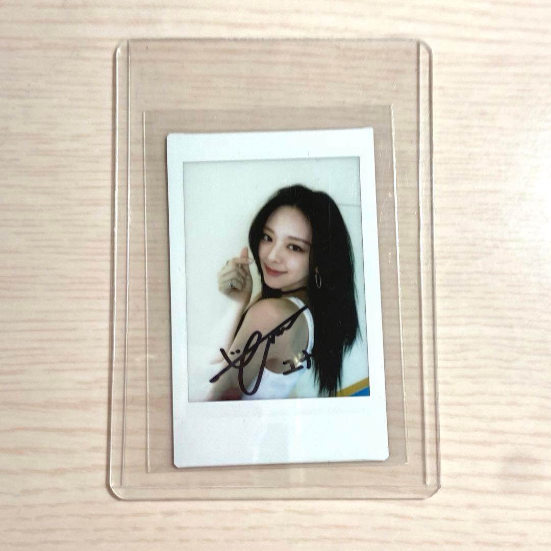 itzy ユナ 直筆サイン入りチェキ midzy 1st anniversary
