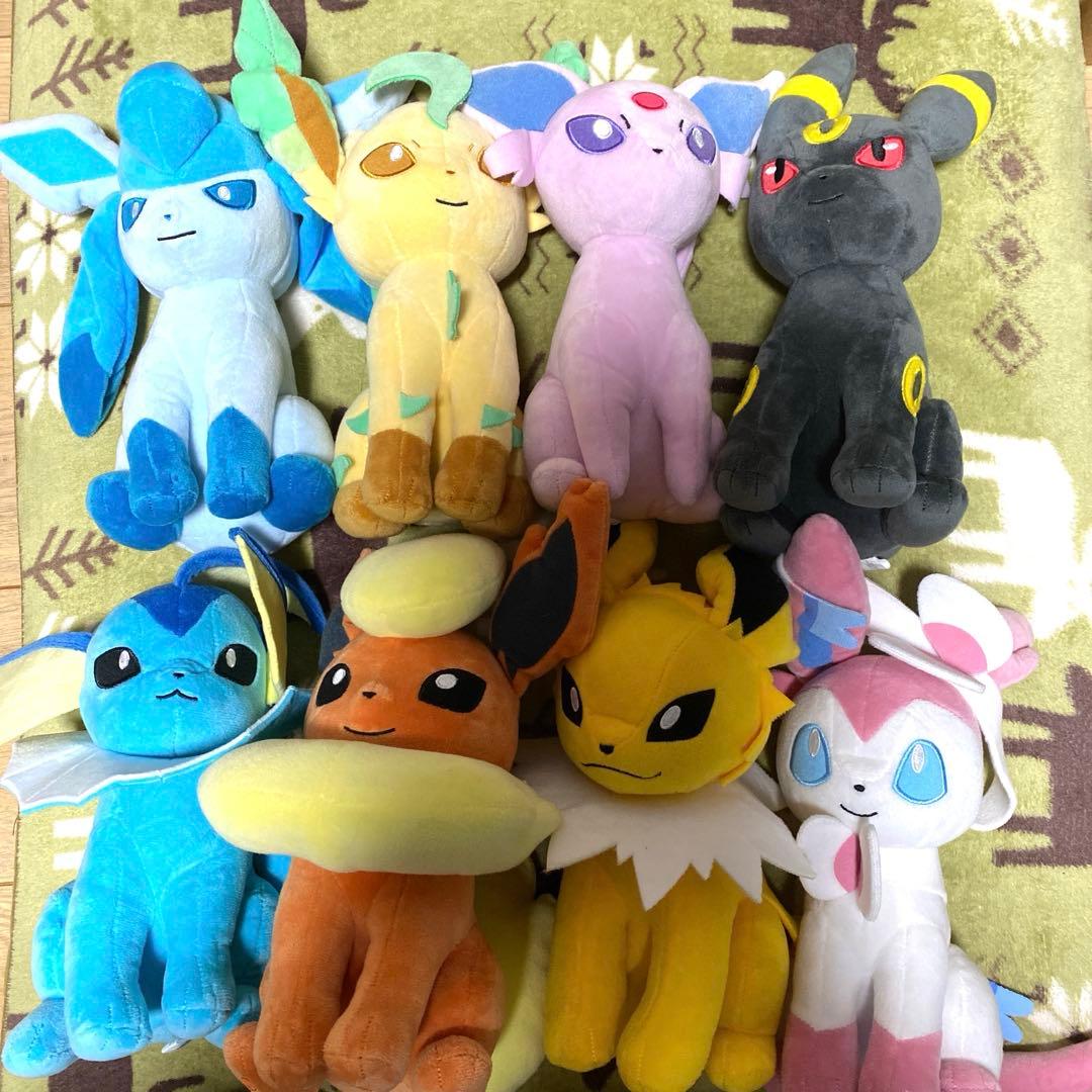 ポケットモンスター　ブイズもふぐっとぬいぐるみ8体セット