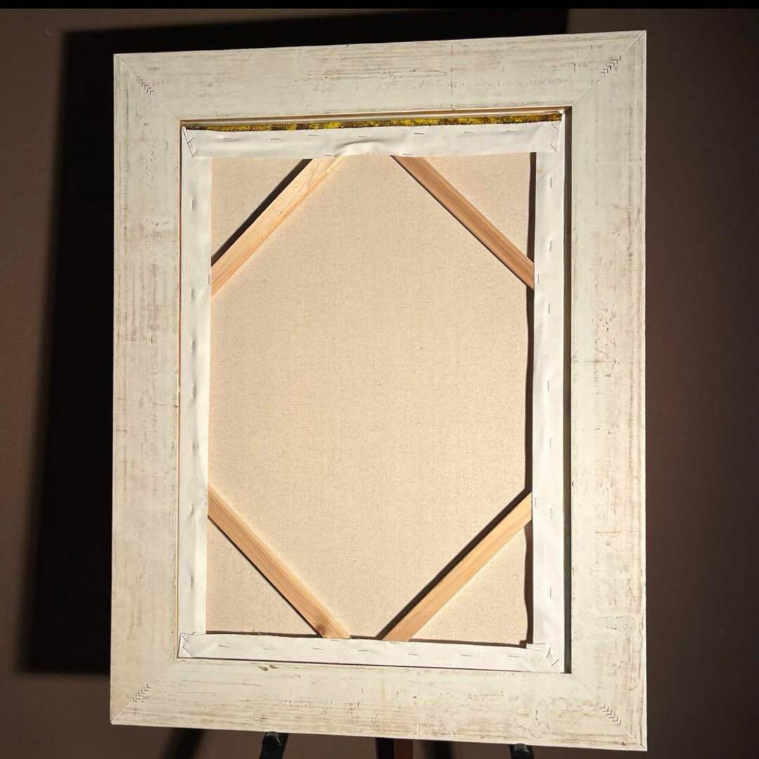 ★秀作★手書き油絵 グスタフ・クリムト 接吻 キス （大）絵画 額付き 油彩画