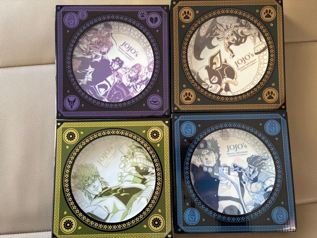 送料込み‼️スシロー×ジョジョ　コラボ限定プレート　全4種　コンプリート