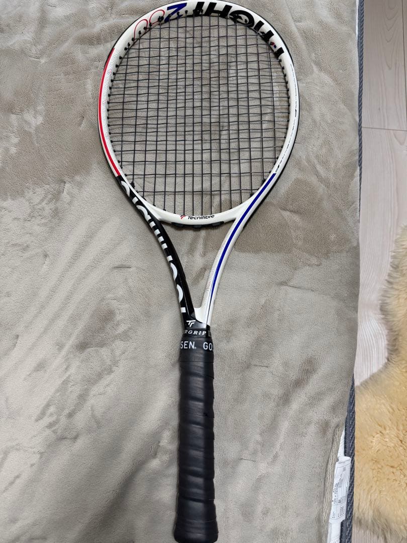 TF 硬式テニスラケット 黒/白/青