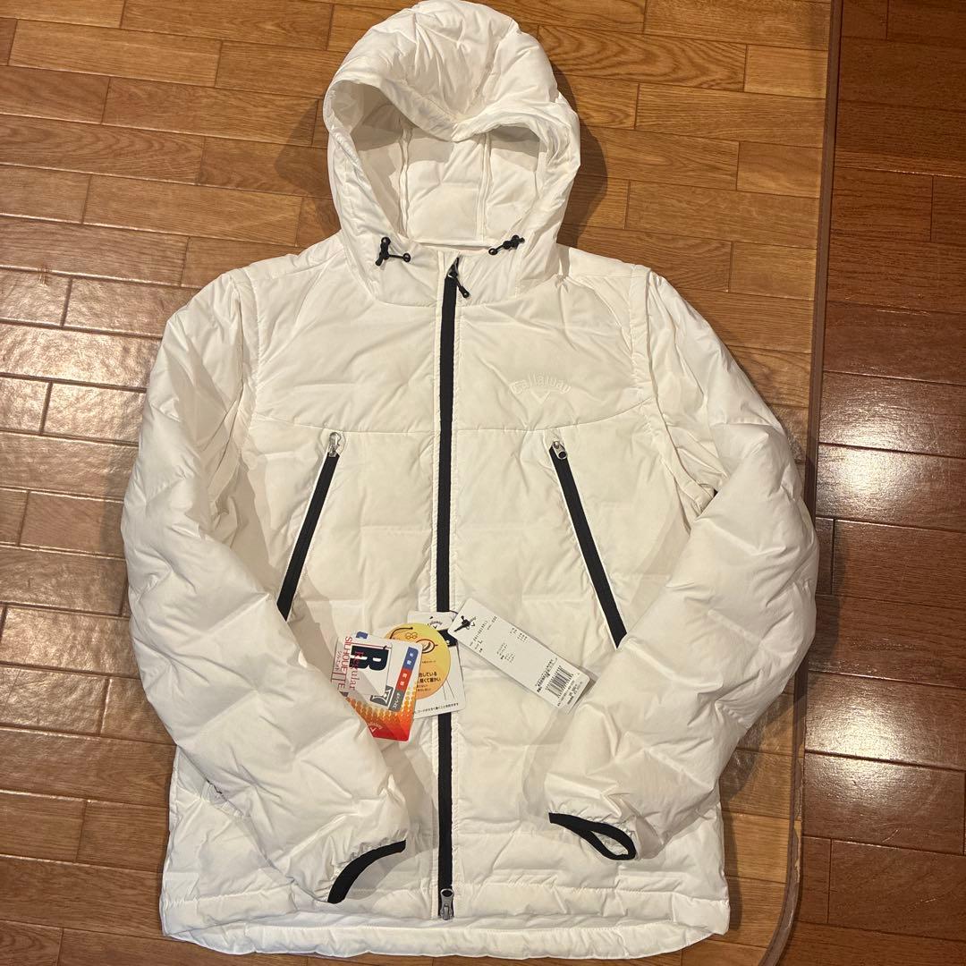 Callaway フード付きダウンジャケット Lサイズ ホワイトL