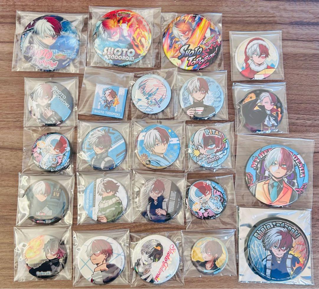 僕のヒーローアカデミア　ヒロアカ　轟焦凍　缶バッジ