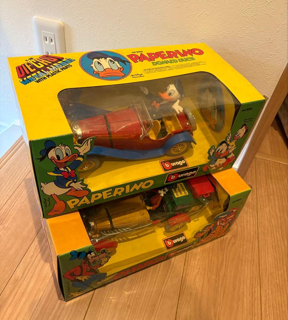 【80s】ヴィンテージ ドナルド&グーフィ2点セット！ ブラゴ ディズニー