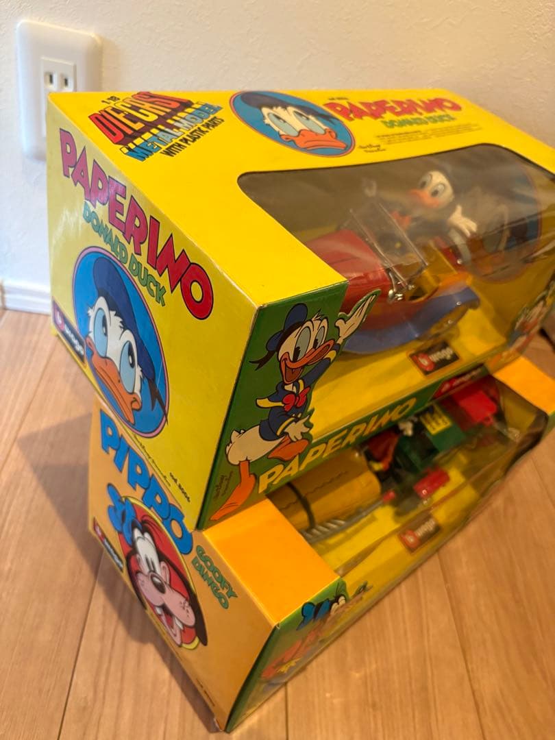 【80s】ヴィンテージ ドナルド&グーフィ2点セット！ ブラゴ ディズニー