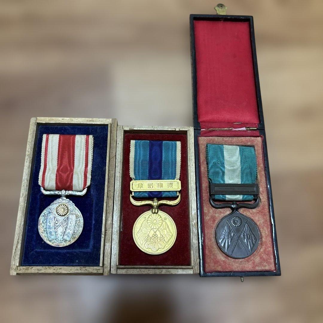 日本のメダル3点セット