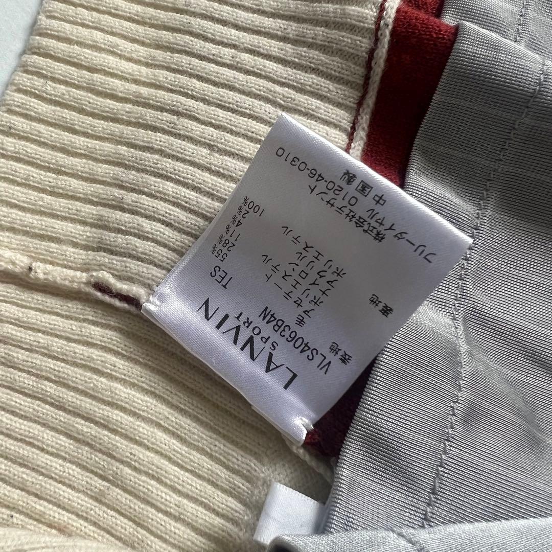 LANVIN SPORT ランバンスポール　裏地付き　ニット　パーカー　ゴルフ