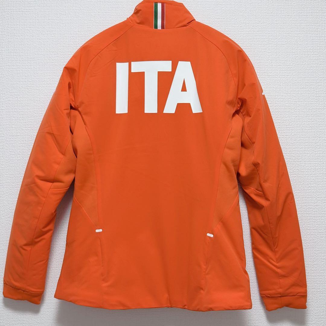 新品未使用　Kappa カッパ　イタリア国旗刺繍　ゴルフジャケット オレンジ　M