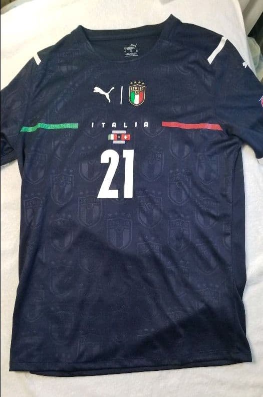 サッカー、イタリア代表、ゴールキーパーユニフォーム、選手支給品、EURO2020