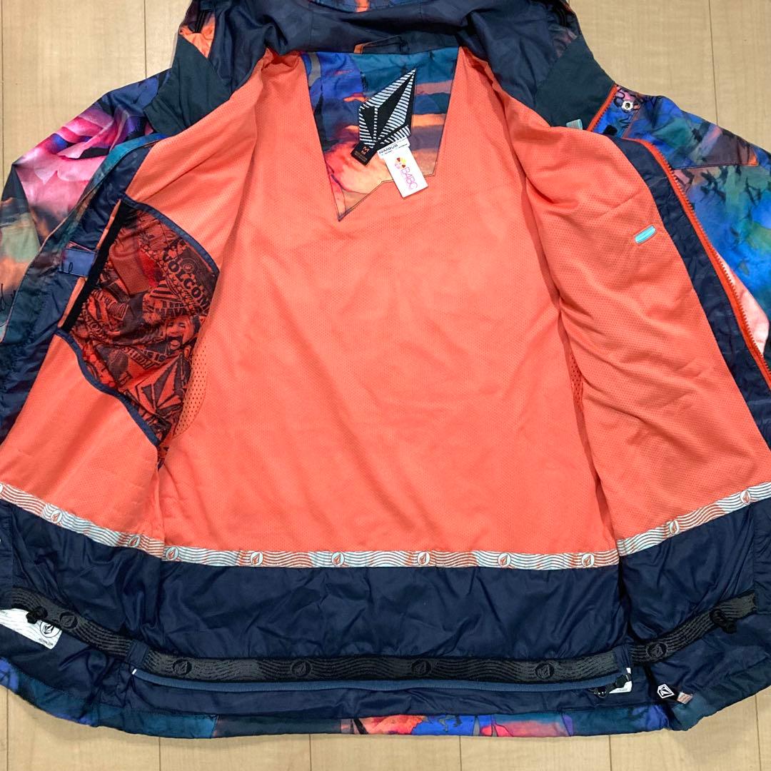 美品✨VOLCOM レディース スノーボードウェア Mサイズ レディース 花柄