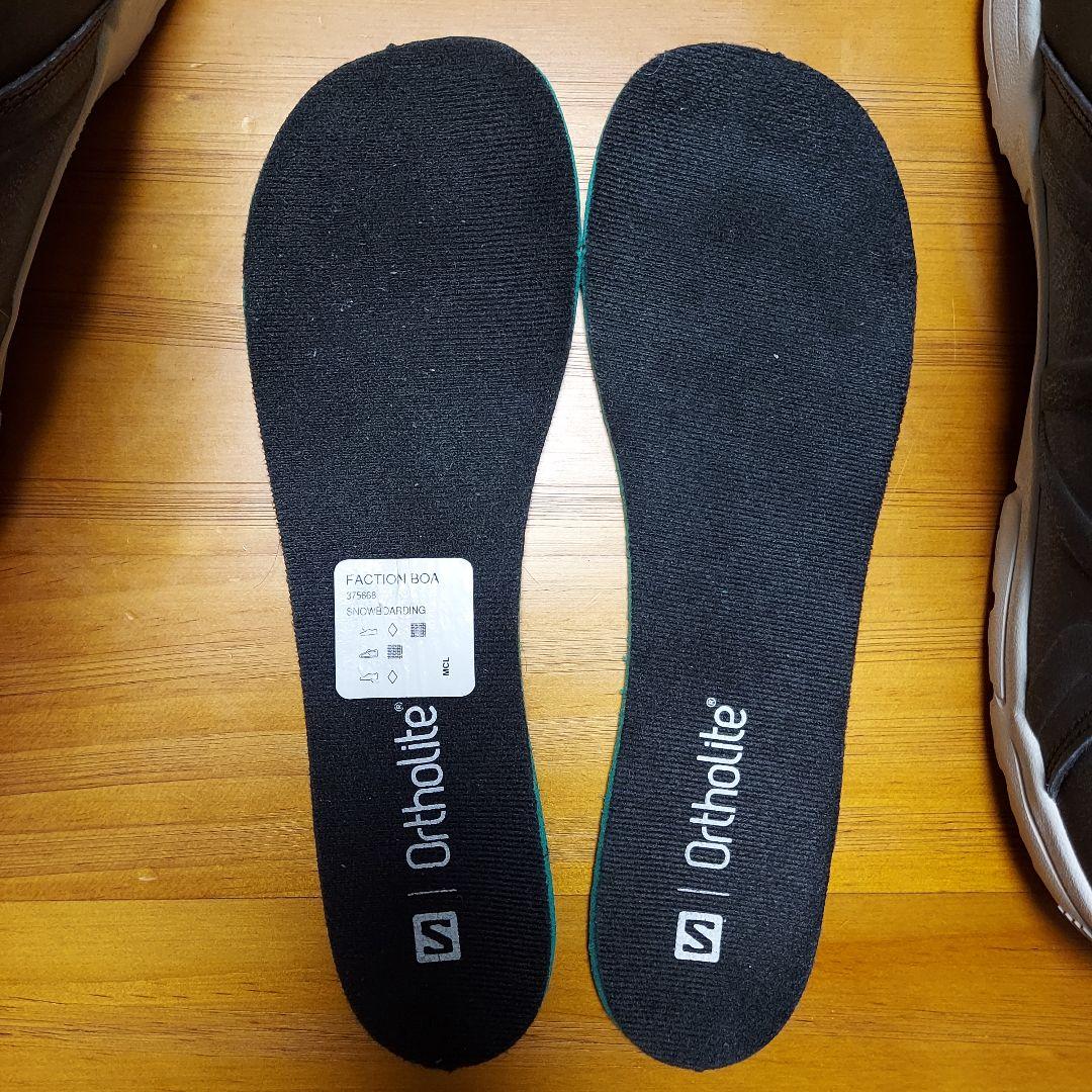 サロモン（26cm）スノーボードブーツ ボード FACTION boa ブラウン