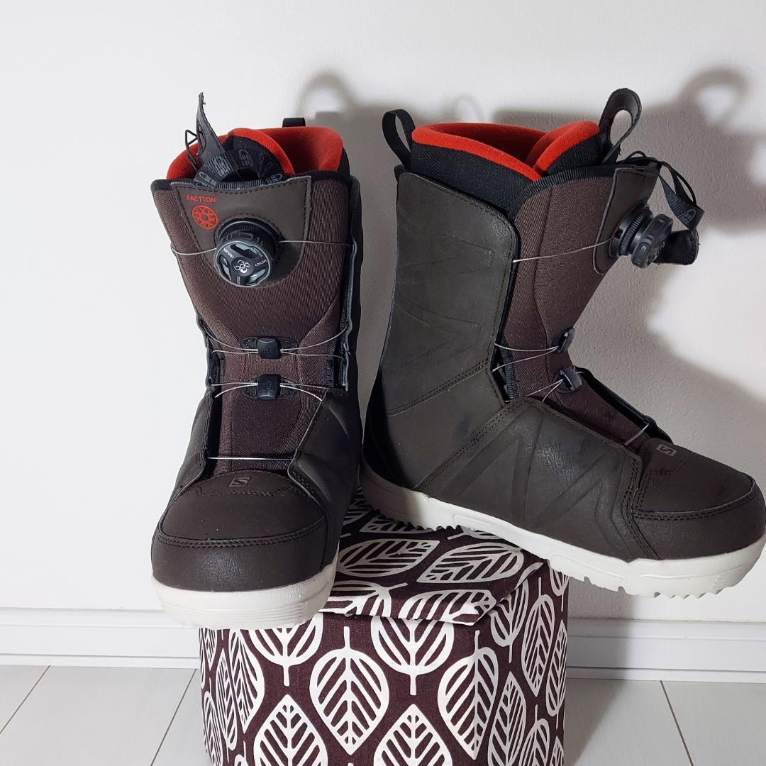 サロモン（26cm）スノーボードブーツ ボード FACTION boa ブラウン