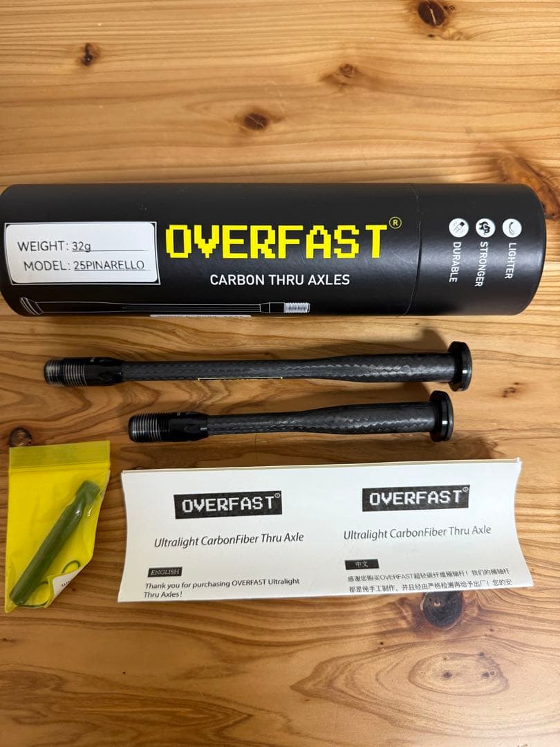 OVERFAST カーボンスルーアクスル PINARELLO用