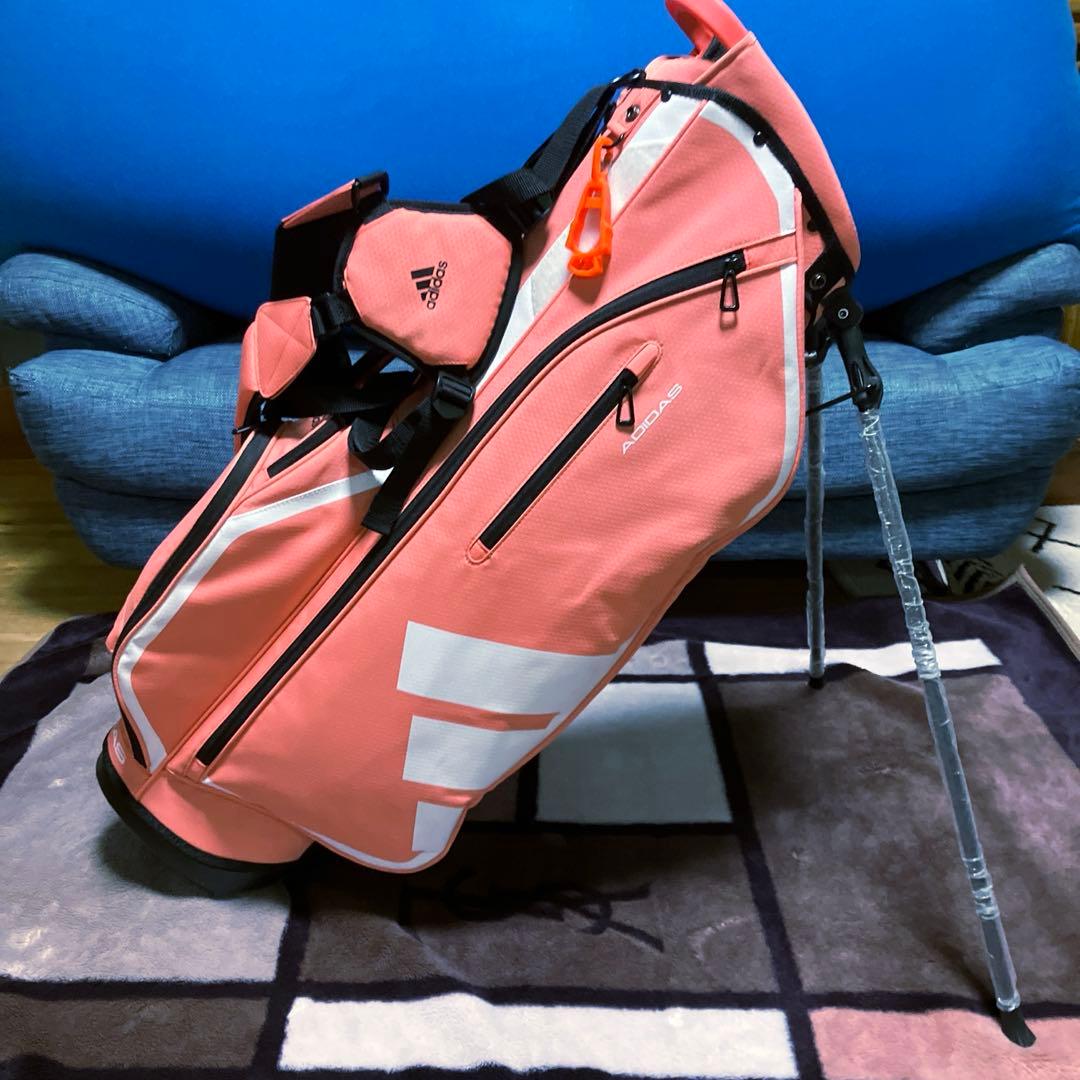 【ピカ】adidas軽量スリーバースタンドキャディーバック