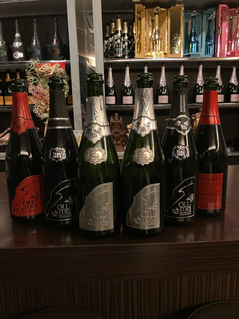 ソウメイ 空き瓶3色×2 計6本