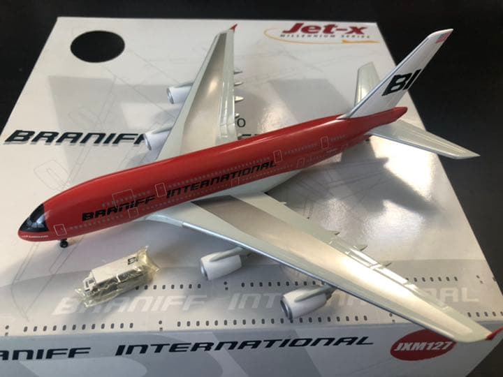 航空機・ヘリコプター Jet-X 1/400 JXM127 A380QC BRANIFF